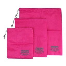 Kit Organizador de Malas de 3 Peças Pink - 2