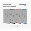 Ver imagem 5 de Guarda-Roupa Infantil 3 Portas 2 Gavetas Encanto Poliman Móveis