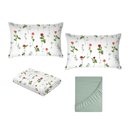 Ver imagem 6 de Jogo de Cama Casal 180 Fios Fiori - Amélia (7815)