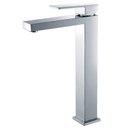 Ver imagem 1 de Torneira Banheiro Mono-comando Luxo Moderna de Cuba Acabamento: Premium; Cor: Prata