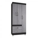 Ver imagem 3 de Guarda-Roupa Solteiro 3 Portas 2 Gavetas Recife Poliman Móveis