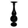 Porta Velas Decoração Velas Para 1 Vela Preto 52cm Preto - Preto (4176) - 1