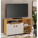 Ver imagem 1 de Rack Seleto para Tv até 49" Jcm Movelaria - Cinamomo/off
