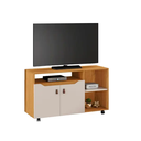 Ver imagem 3 de Rack Seleto para Tv até 49" Jcm Movelaria - Cinamomo/off