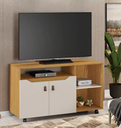 Ver imagem 1 de Rack Seleto para TV até 49" JCM Movelaria - Cinamomo/Off