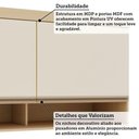 Ver imagem 5 de Armário Aéreo Maleiro Mônaco 165cm 2 Portas Basculante Off White Luciane Móveis