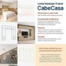 Estante Modular 3 Módulos 10 Portas 2 Kit Prateleira Frame CabeCasa MadeiraOriginals - 2