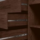 Ver imagem 5 de Comoda 5 gavetas 1 porta 1 colméia porta objetos 100% mdf OffWhite/Teka Teka