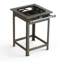 Ver imagem 1 de Fogão Industrial Inox 30x30 P7 1 Boca Baixa Pressão QS - JL Colombo