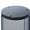 Ver imagem 3 de Cesto Lixeira Aramada de Metal 10L Telado Vazado Escritório Sala Consultório Decorativo Preto