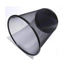 Ver imagem 2 de Cesto Lixeira Aramada de Metal 10L Telado Vazado Escritório Sala Consultório Decorativo Preto