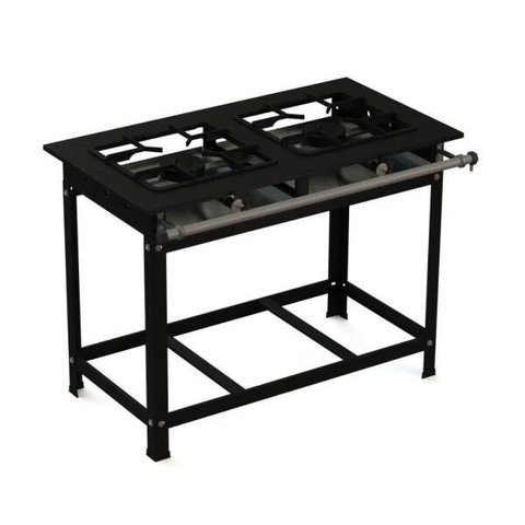 Fogão Industrial 40x40 P10 2 Bocas Alta Pressão - JL Colombo