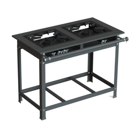Fogão Industrial 40x40 P10 2 Bocas Baixa Pressão QS QD - JL Colombo