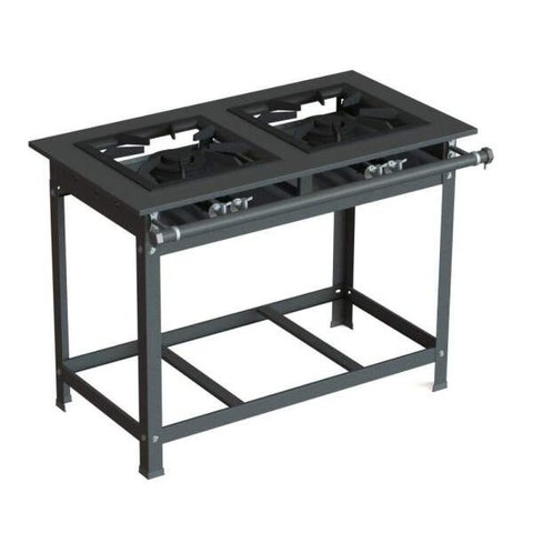 Fogão Industrial 40x40 P10 2 Bocas Baixa Pressão 2 QD - JL Colombo