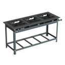 Ver imagem 1 de Fogão Industrial 40x40 P10 3 Bocas Baixa Pressão 2 QS 1 QD - JL Colombo
