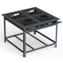Ver imagem 1 de Fogão Industrial 40x40 P10 4 Bocas Baixa Pressão 2 QS 2 QD - JL Colombo