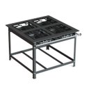 Ver imagem 1 de Fogão Industrial Inox 30x30 P7 4 Bocas Baixa Pressão 4 QD - JL Colombo