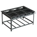 Ver imagem 1 de Fogão Industrial Inox 30x30 P7 6 Bocas Baixa Pressão 3 QS 3 QD - JL Colombo