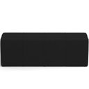 Ver imagem 3 de Puff Decorativo Living Sala de Estar 160 Cm Roma W01 Suede Preto - lyam