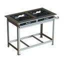 Ver imagem 1 de Fogão Industrial Inox 40x40 P10 2 Bocas Baixa Pressão 2 QD - JL Colombo