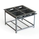 Ver imagem 1 de Fogão Industrial Inox 40x40 P10 4 Bocas Baixa Pressão 2 QS 2 QD - JL Colombo