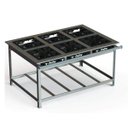 Ver imagem 1 de Fogão Industrial Inox 40x40 P10 6 Bocas Baixa Pressão 3 QS 3 QD - JL Colombo