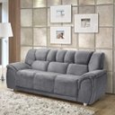 Ver imagem 2 de Conjunto Sofá 2 e 3 Lugares Suede Amassado Cordoba Hellen Estofados