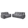 Conjunto Sofá 2 e 3 Lugares Suede Amassado Cordoba Hellen Estofados - 4