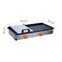 Ver imagem 3 de Chapeira de Lanche 60x30 com Abafador Prensa - MetalFour