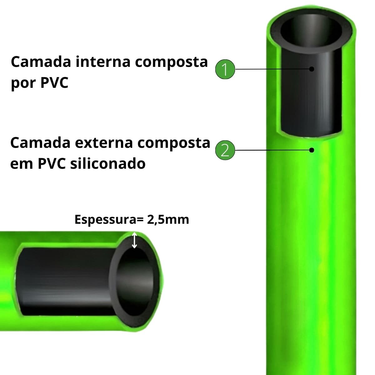 Mangueira 10m Metros + Suporte Alça + Hidropistola + Engate Rapido + Bico Engate Rápido + Torneira - 5