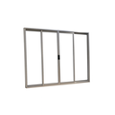 Ver imagem 2 de Vitrô 4 Folhas de Correr Aluminio Brilhante 1,00x1,50