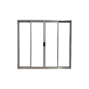 Vitrô 4 Folhas de Correr Aluminio Brilhante 1,00x1,50