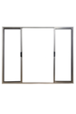 Ver imagem 3 de Vitrô 4 Folhas de Correr Aluminio Brilhante 1,00x1,50