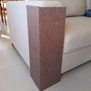 Arranhador para gatos 14x50 protetor de sofá:Cinza Floral