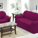 Ver imagem 1 de Capa de Sofá 2 e 3 Lugares Vinho - Panosul