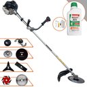 Ver imagem 1 de Roçadeira Completa Anmax Cg430b 43cc 1,7hp 12000rpm com Kit 8 Opções de Corte + Óleo Stihl