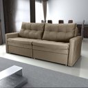 Ver mais imagens de Sofá Cama Reclinável 2 Lugares Premium com Assentos Dividido 2,20 Larg Nayla Matrix Cor:veludo