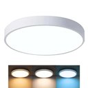 Ver imagem 1 de Luminária de Teto L10060 3 Tons Bivolt Branco Leva pra Casa 50cm