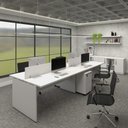 Ver imagem 3 de Plataforma 3,00m C/ 2 Gav. e 2 Divisória 4 Pessoas Cinza F5 Cor:cinza