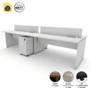 Ver mais imagens de Plataforma 3,00m C/ 2 Gav. e 2 Divisória 4 Pessoas Cinza F5 Cor:cinza