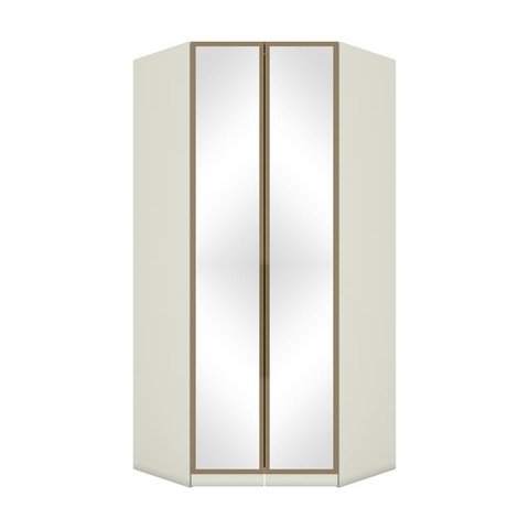 Canto Closet Seletto 02 Portas C/ Espelho Areia Hp/jequitibá - Henn