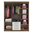 Ver imagem 2 de Guarda-Roupa Casal 6 Portas 3 Gavetas Fortaleza Rodial
