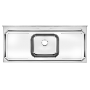 Pia de Inox 1,30 X 0,53 Lisa