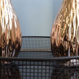 Arranjo Artificial de Flores Campo no Vaso Rose Gold Pequeno - Kit com Duas Unidades - 5