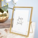 Ver imagem 6 de Porta Retrato Dourado 13x18cm