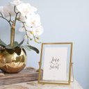 Ver imagem 1 de Porta Retrato Dourado 13x18cm