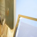 Ver imagem 2 de Porta Retrato Dourado 13x18cm