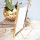 Ver imagem 5 de Porta Retrato Dourado 13x18cm