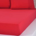 Ver imagem 5 de Lençol Casal Bella Cama Malha 100% Algodão 138x188x30cm 125g/m² Vermelho