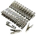 Ver imagem 1 de Kit Prendedor Pregador De Roupas E Embalagens Inox 100 Unid.